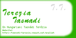 terezia tasnadi business card